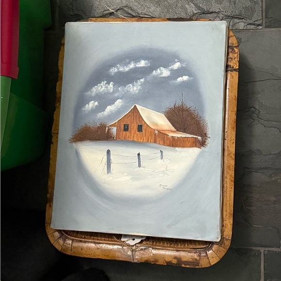 Winter Landscape Canvas Art - Picture 1 of 1